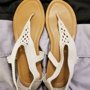 Off white sandals